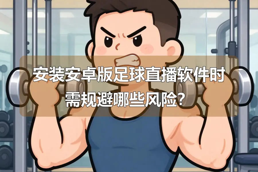 安装安卓版足球直播软件时需规避哪些风险?
